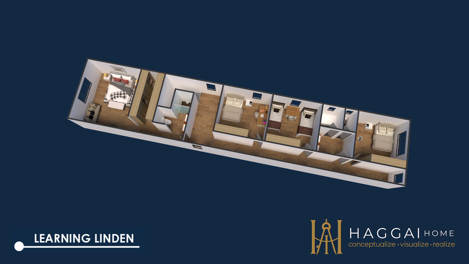 Learning Linden — upper floor cutaway