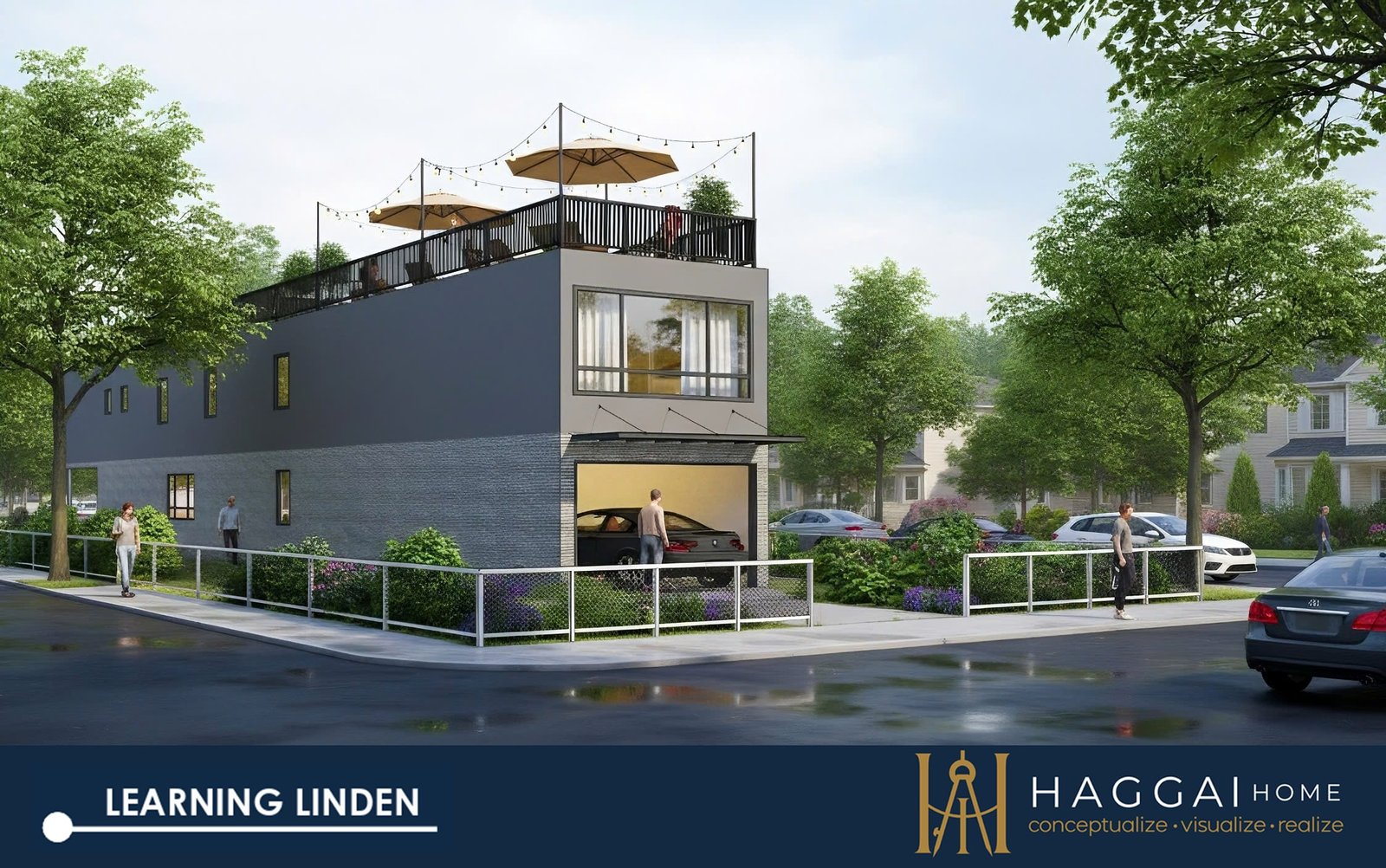 Learning Linden — exterior render